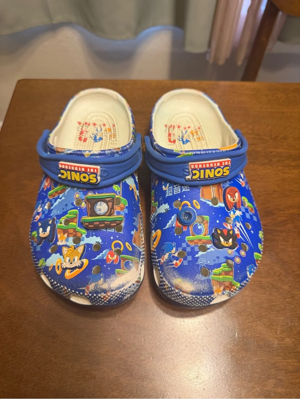 Sonic the Hedgehog Kids Blue Crocs